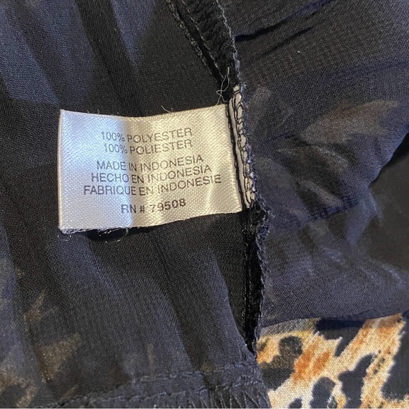 Violet & Claire SZ P/M GUC, button down, ruffle sleeve and front, peplum - Picture 7 of 8